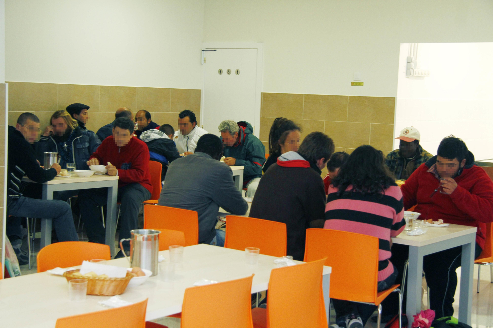 Comedor social de San Juan de Acre.