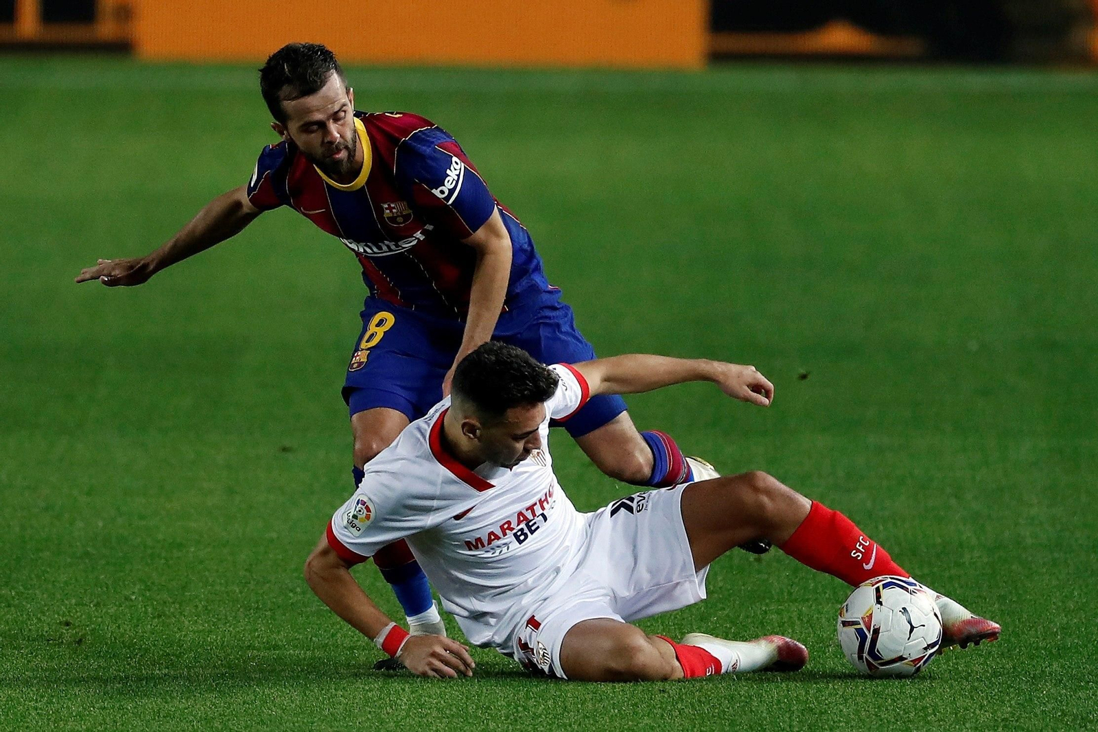 Las fotos del Barcelona-Sevilla