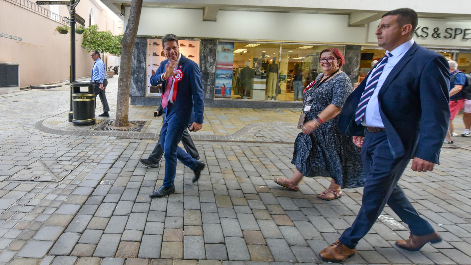 La jornada electoral en Gibraltar, en imágenes