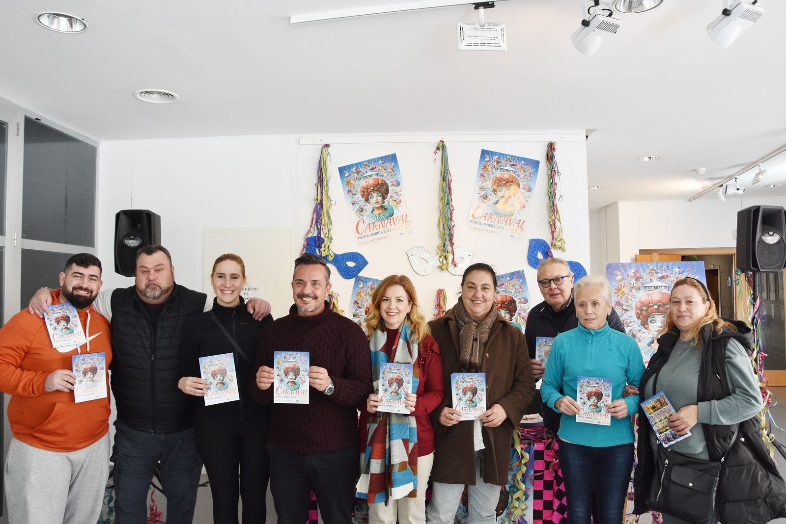 Todo preparado para vivir el Carnaval de la Luz de Punta Umbría