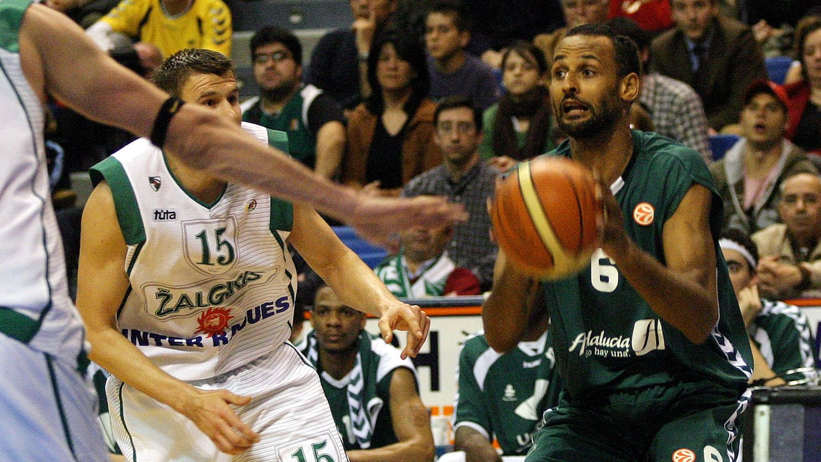 Stéphane Risacher, en su etapa en el Unicaja. Stéphane Risacher, en su etapa en el Unicaja.