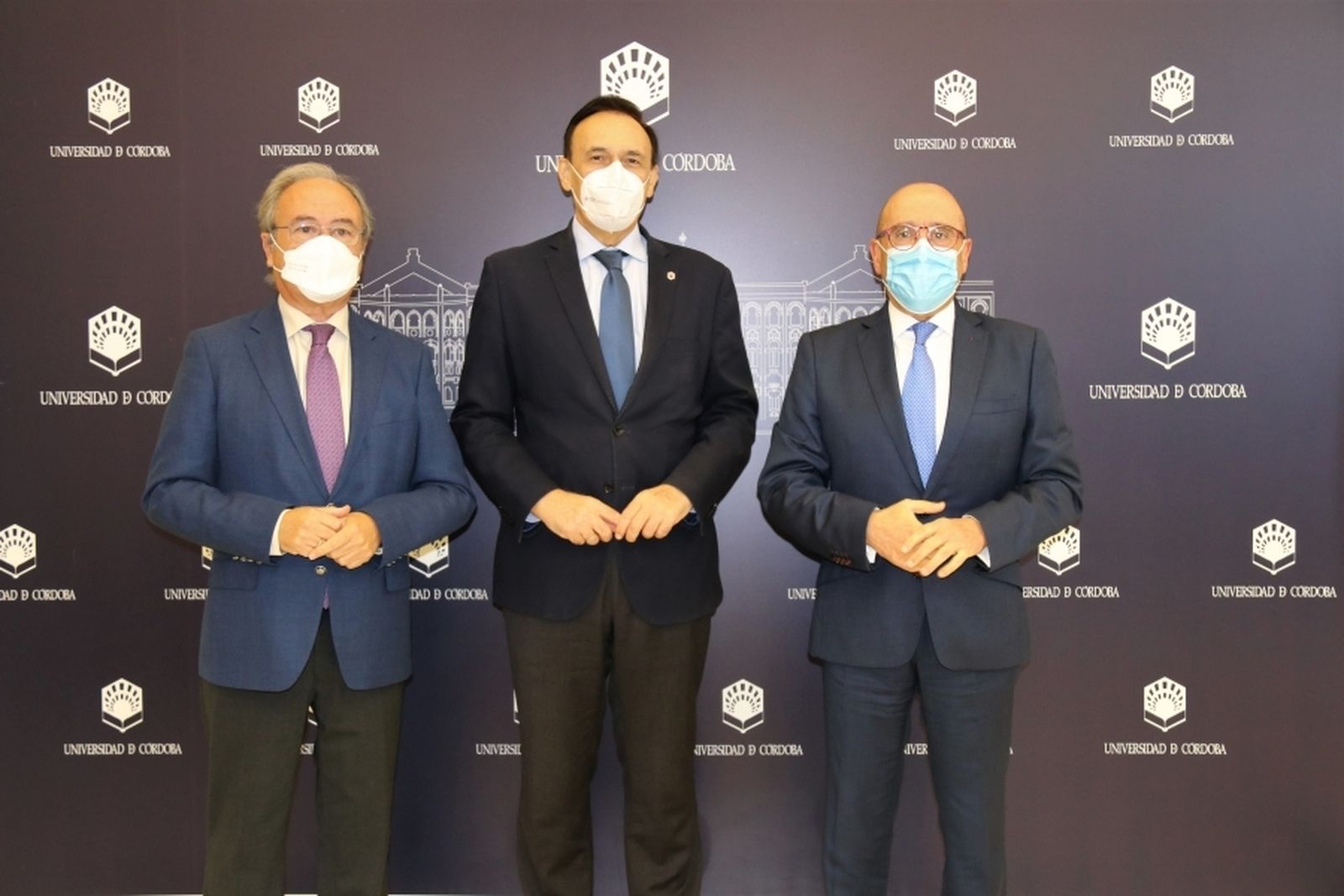 Antonio Díaz, José Carlos Gómez Villamandos y José Alberto Barrena.