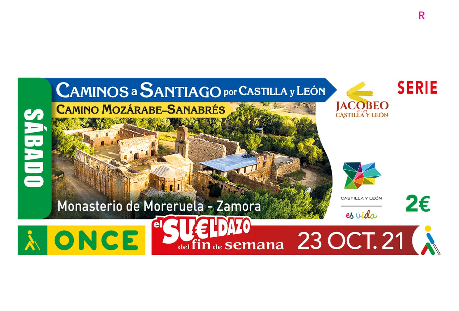 El Cupón Fin de Semana de la ONCE de este sábado 23 de octubre.