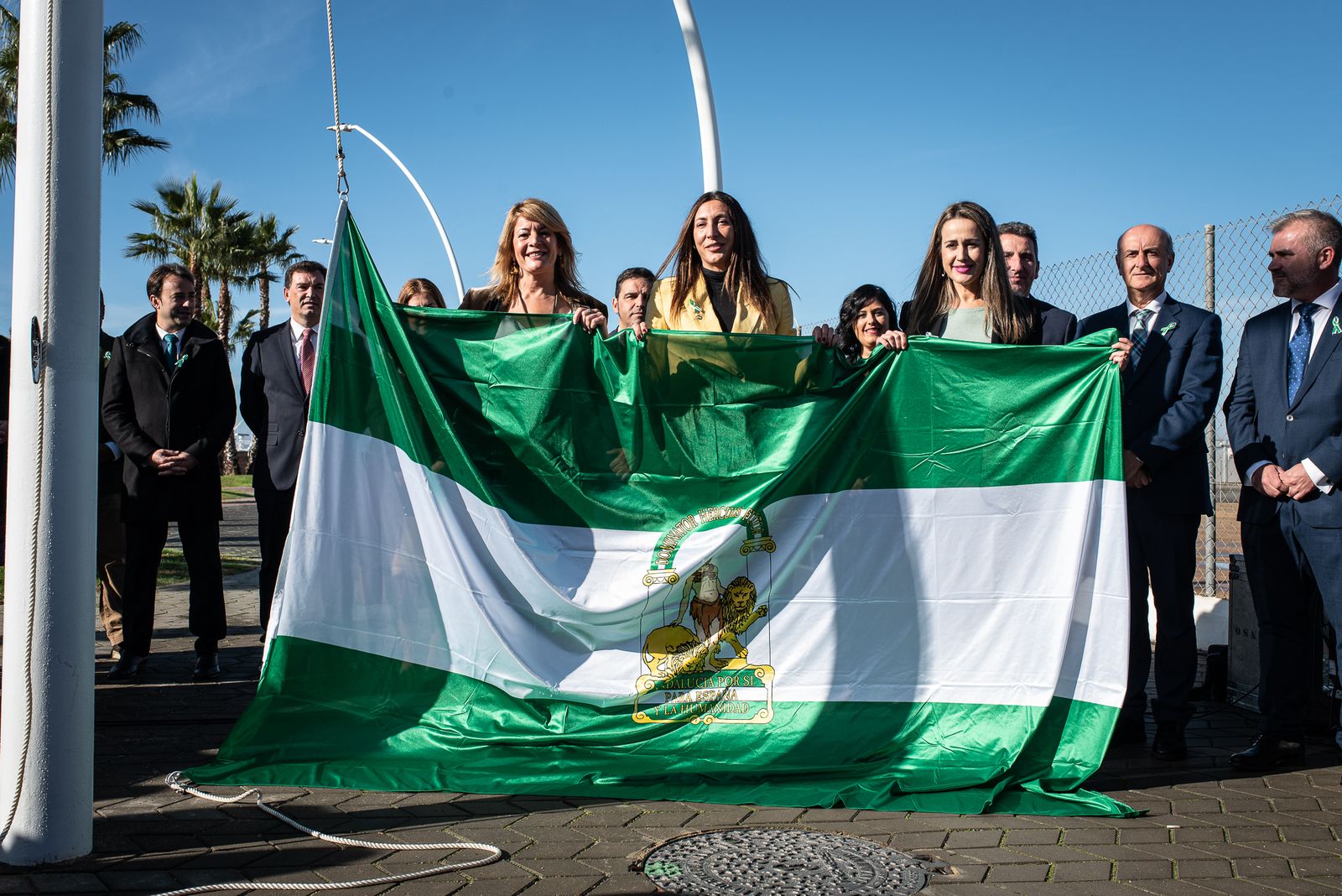 Imágenes del acto del día de la bandera de Andalucía