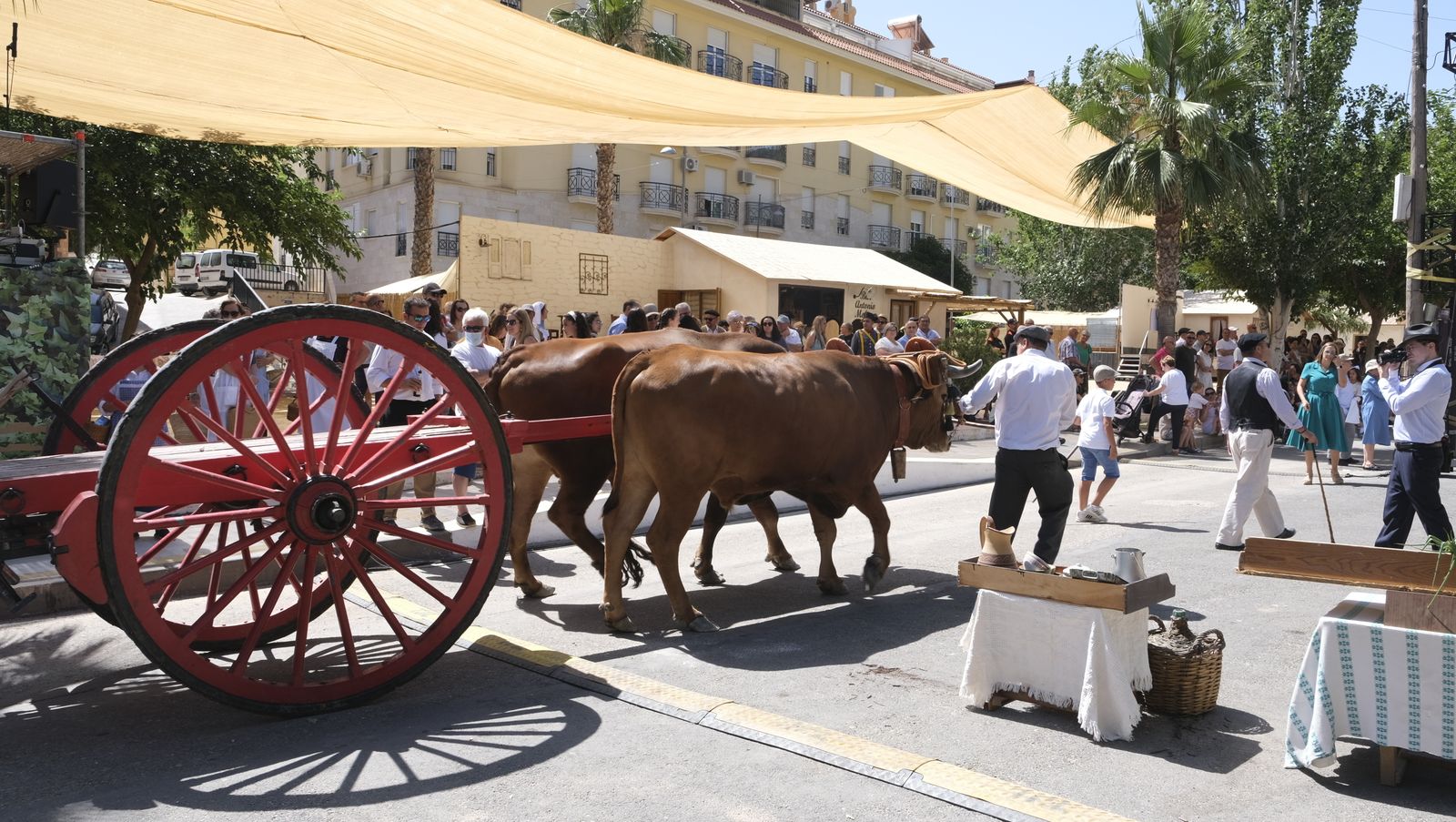 Imágenes de la recreación histórica Canteros y Caciques de Macael