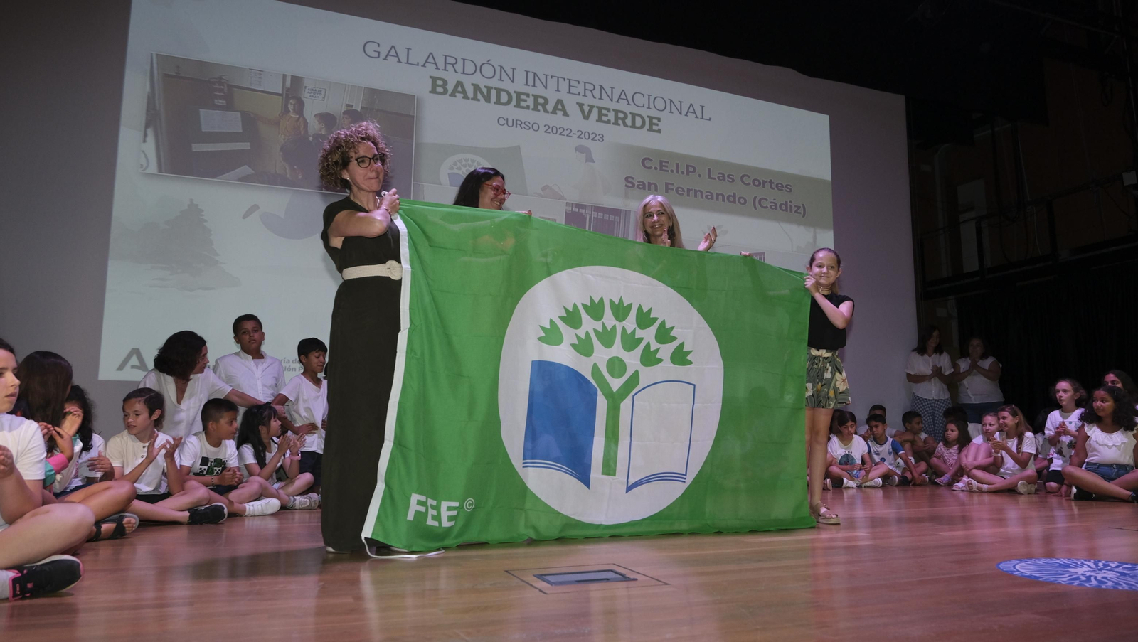 Entrega de banderas verdes a colegios de Andalucía, en Almería