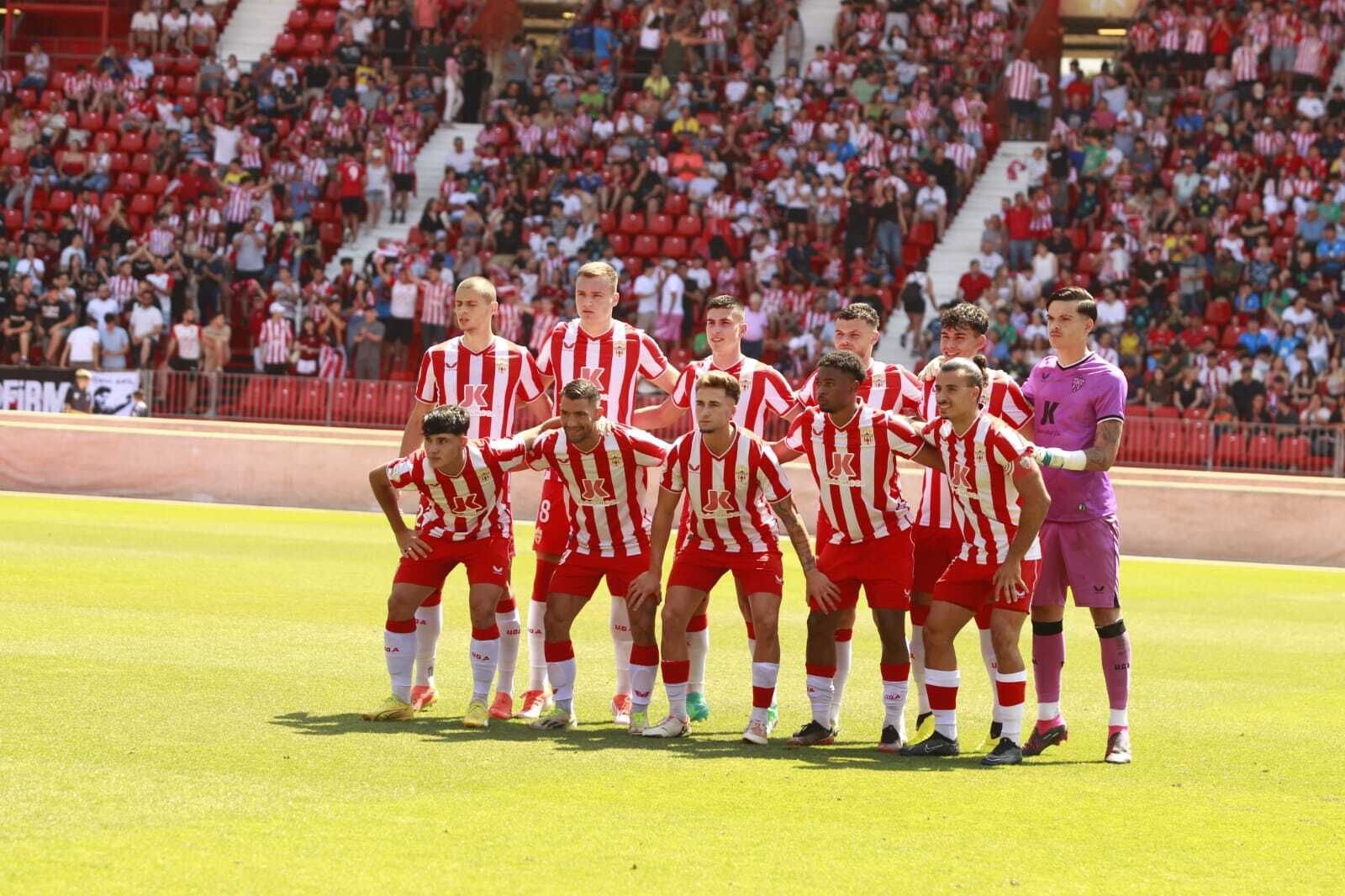 Once presentado por el conjunto rojiblanco en su encuentro frente al Toledo.