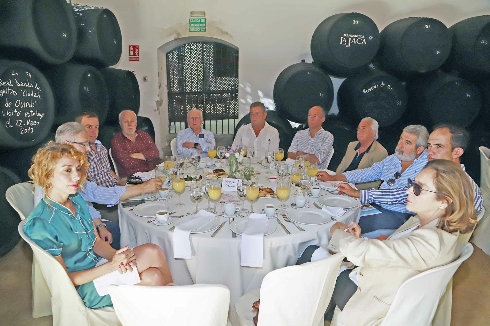 La consejera de agricultura y pesca Carmen Crespo en los desayunos del Banco de Santander y Grupo Joly
