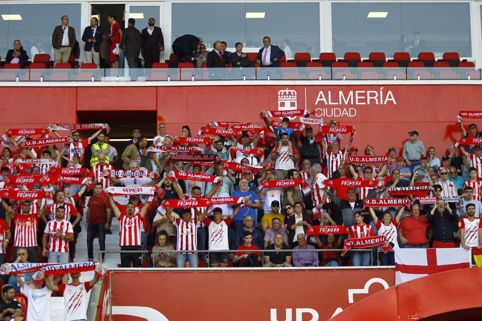 Imágenes del partido U.D. Almería-Real Valladolid C.F.