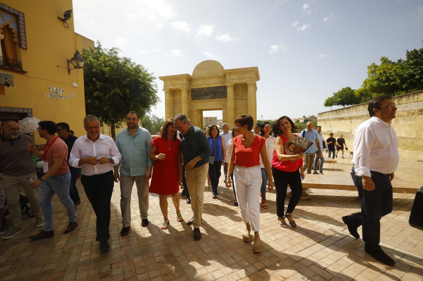 Elecciones Andalucía: La visita de los barones del PSOE en Córdoba, en imágenes