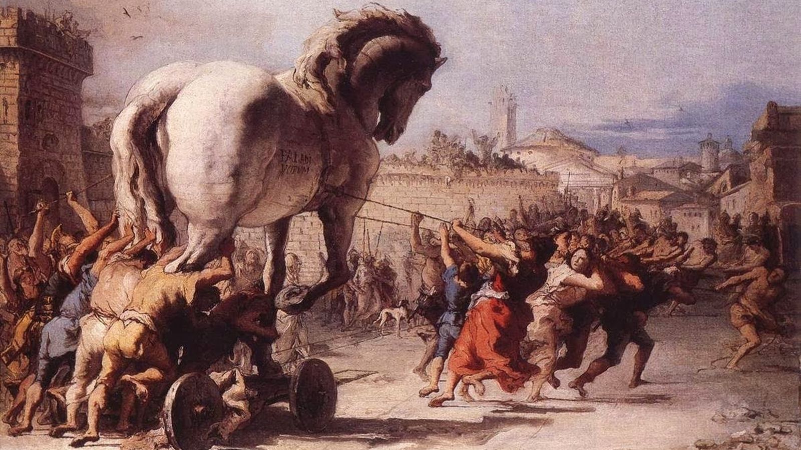El Caballo de Troya aparece constantemente en la literatura clásica.