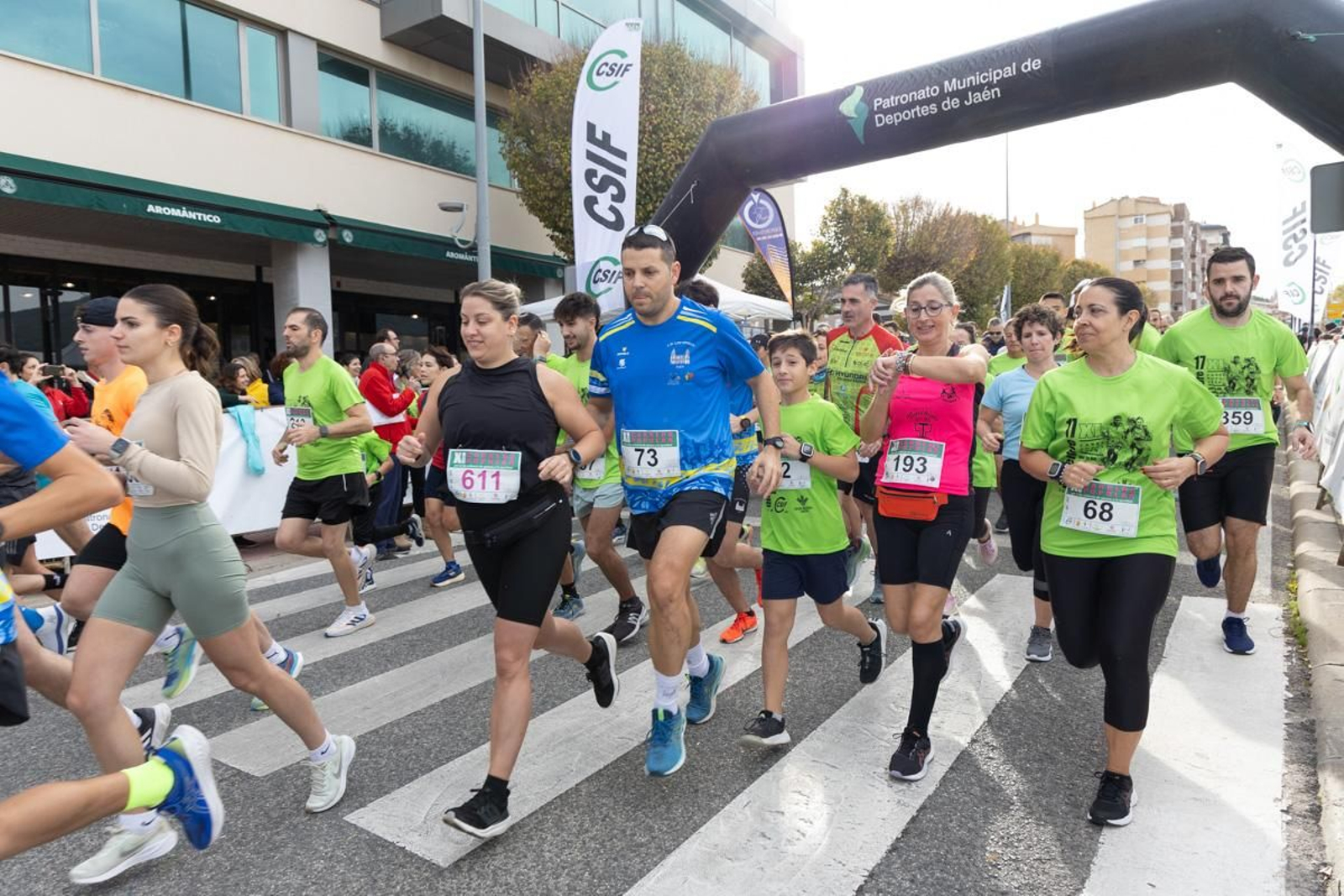 Jaén corre por la NO violencia y la igualdad en la XI carrera organizada por CSIF, en imágenes