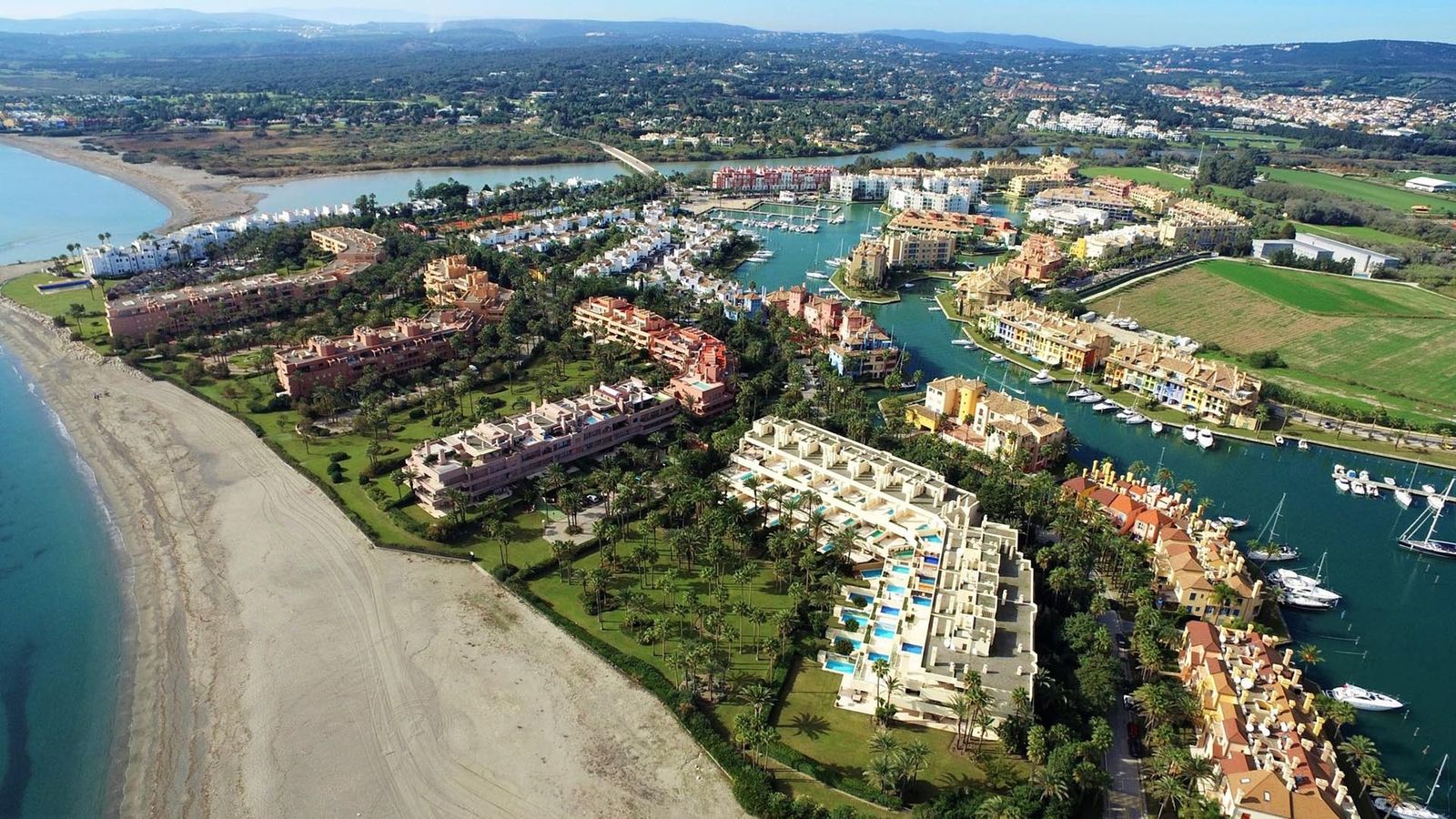 Vista aérea de Sotogrande