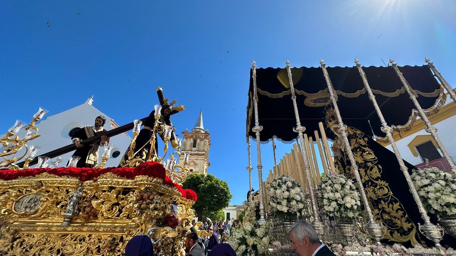Encuentro de Jesús de la Amargura y Virgen de los Dolores.