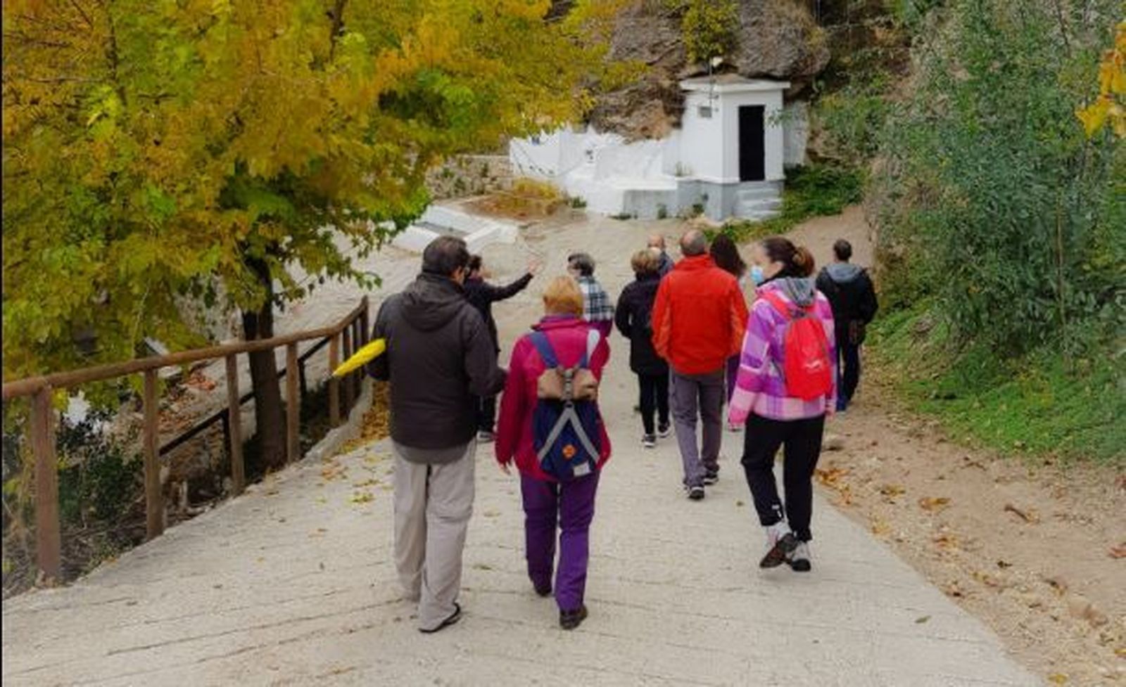 Comisión de reconocimiento del camino de peregrinación a Iznájar.