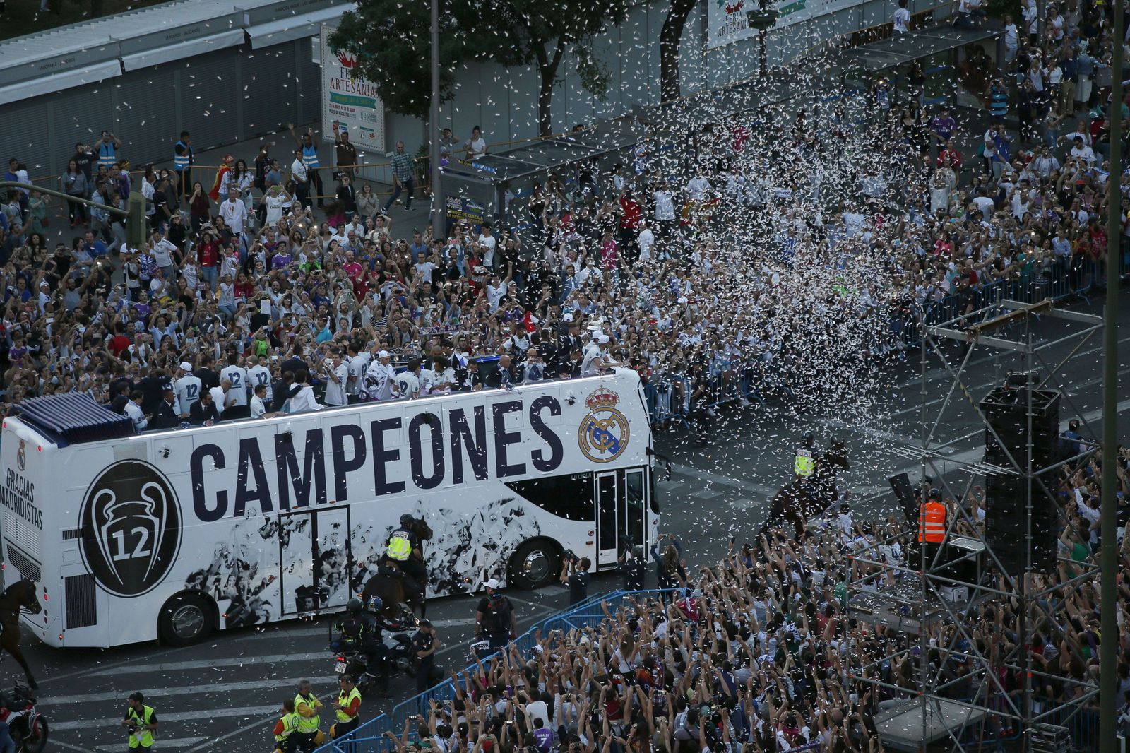 Las imágenes de la celebración del Real Madrid