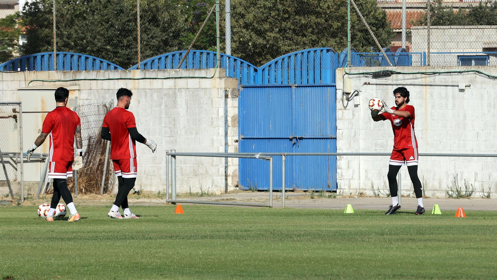 Primer entrenamiento del Xerez CD en el Pedro Garrido de Jerez