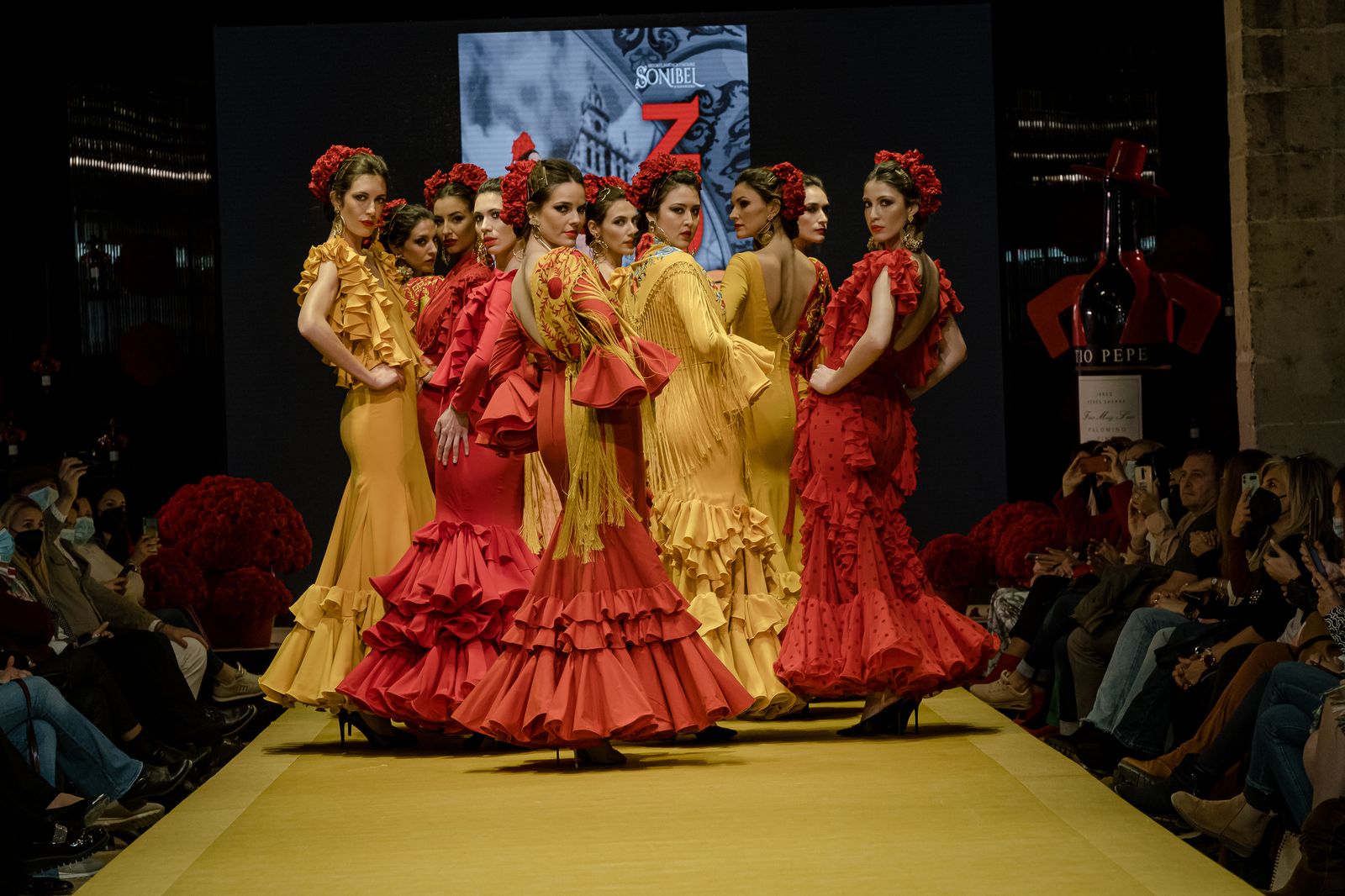 El desfile de Sonibel en la Pasarela Flamenca de Jerez, todas las fotos