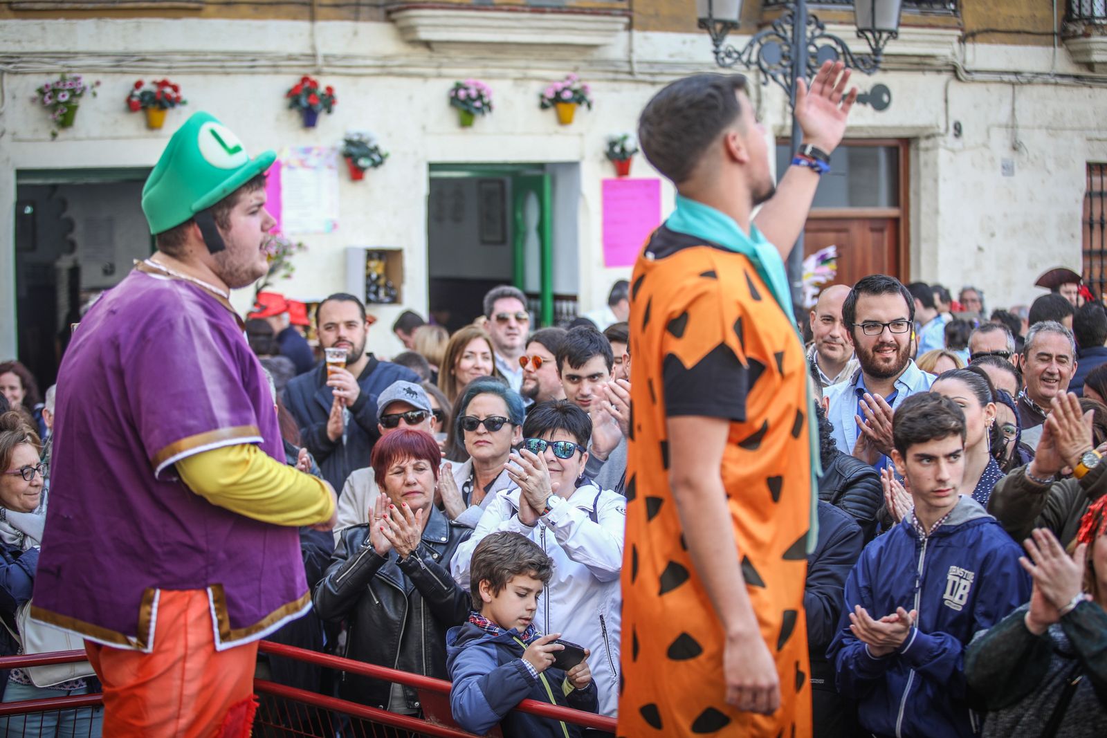 Batalla de coplas en el centro histórico