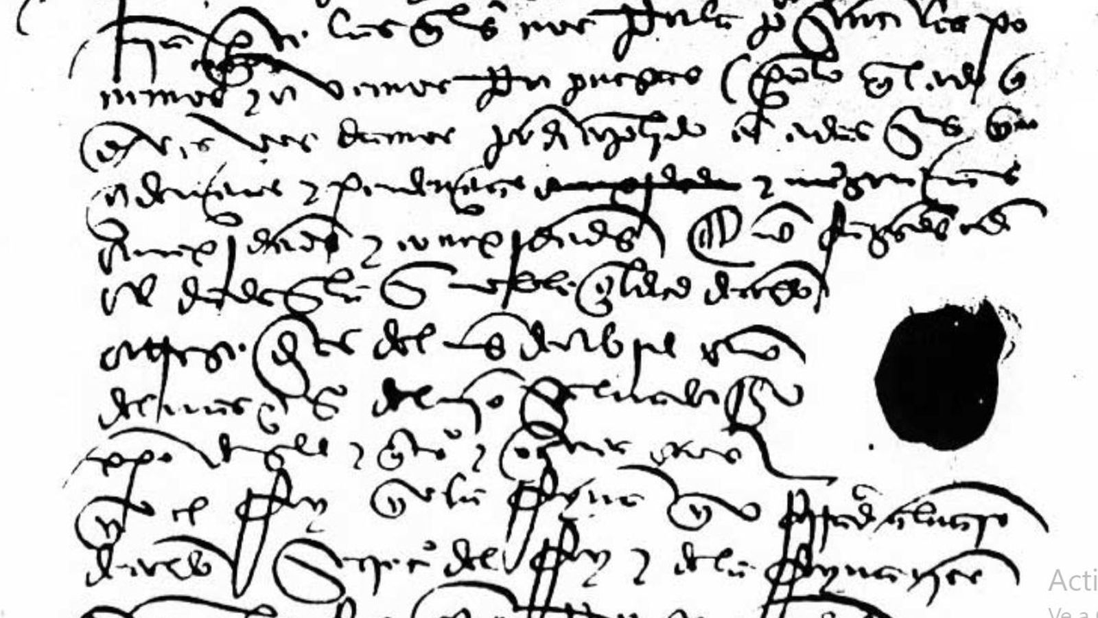 Orden firmada por el gobernador de Gran Canaria, Pedro de Vera, para la busca de Miguel de Moxica.