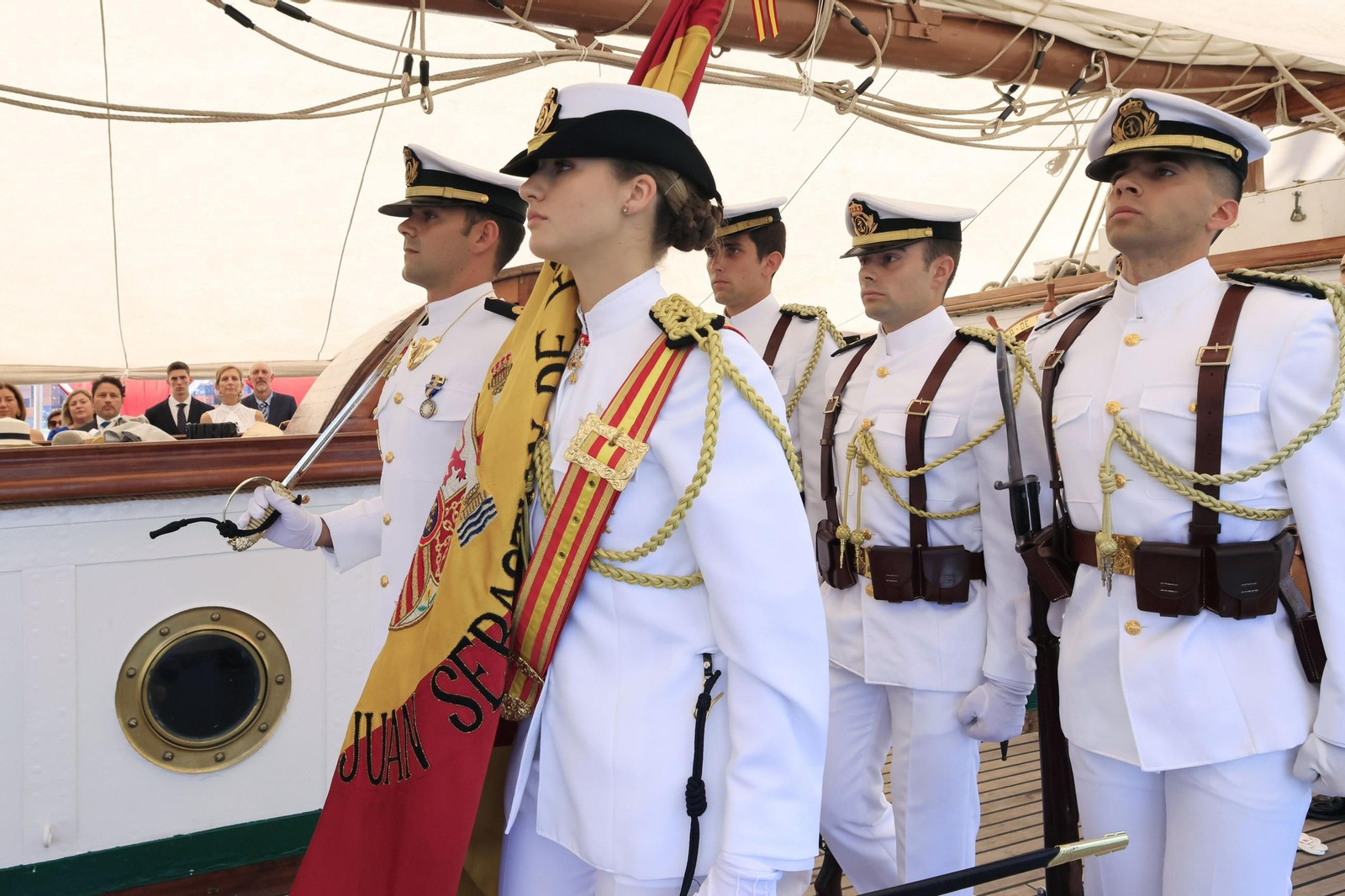 Las imágenes de la parada del 'Juan Sebastián de Elcano' en Cartagena de Indias (Colombia)