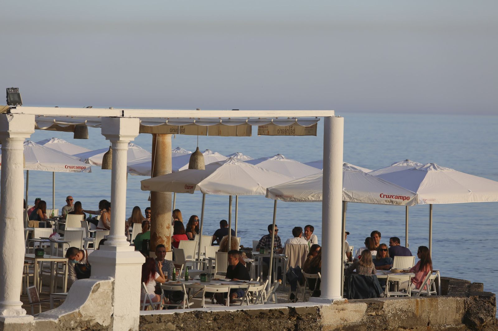 Las mejores vistas de la bahía, desde el balneario de los Baños del Carmen, en Málaga