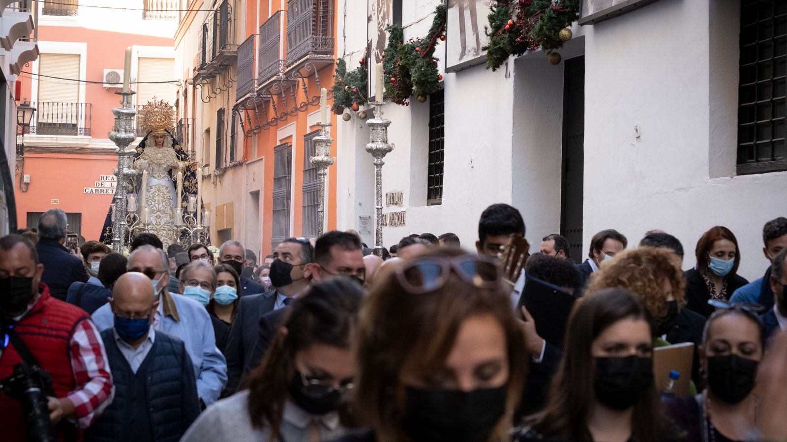 El rosario de la Virgen de Guadalupe de Las Aguas, en imágenes