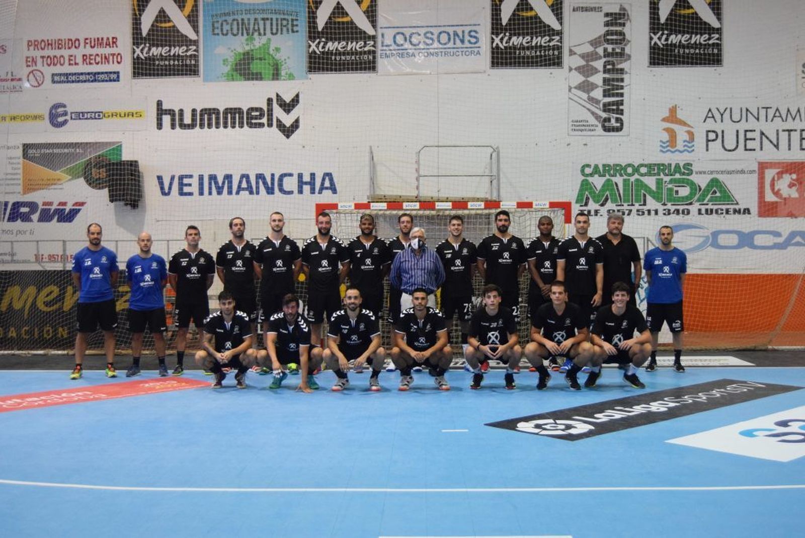 Primera foto de la plantilla del Ángel Ximénez-Avia para la temporada 20-21.