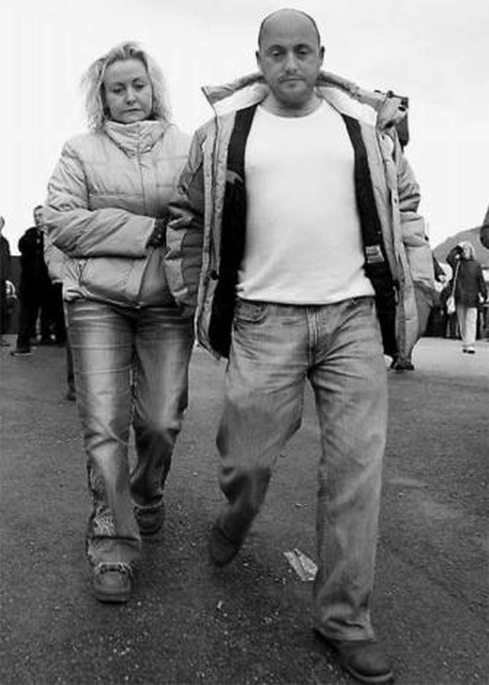 La madre de Amy y su pareja acudieron al inicio de la batida.