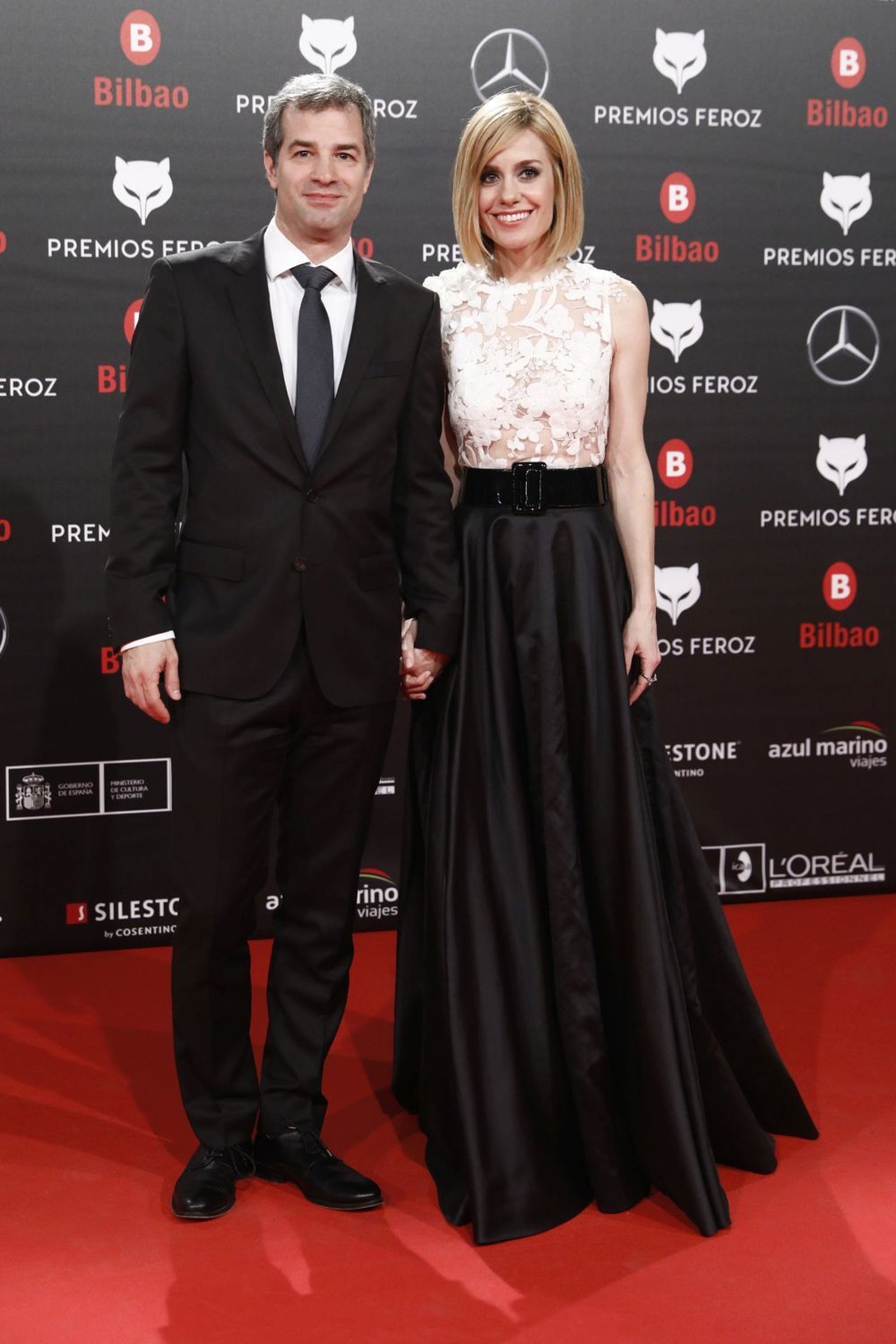 Alexandra y su marido, el también actor Luis Rallo.