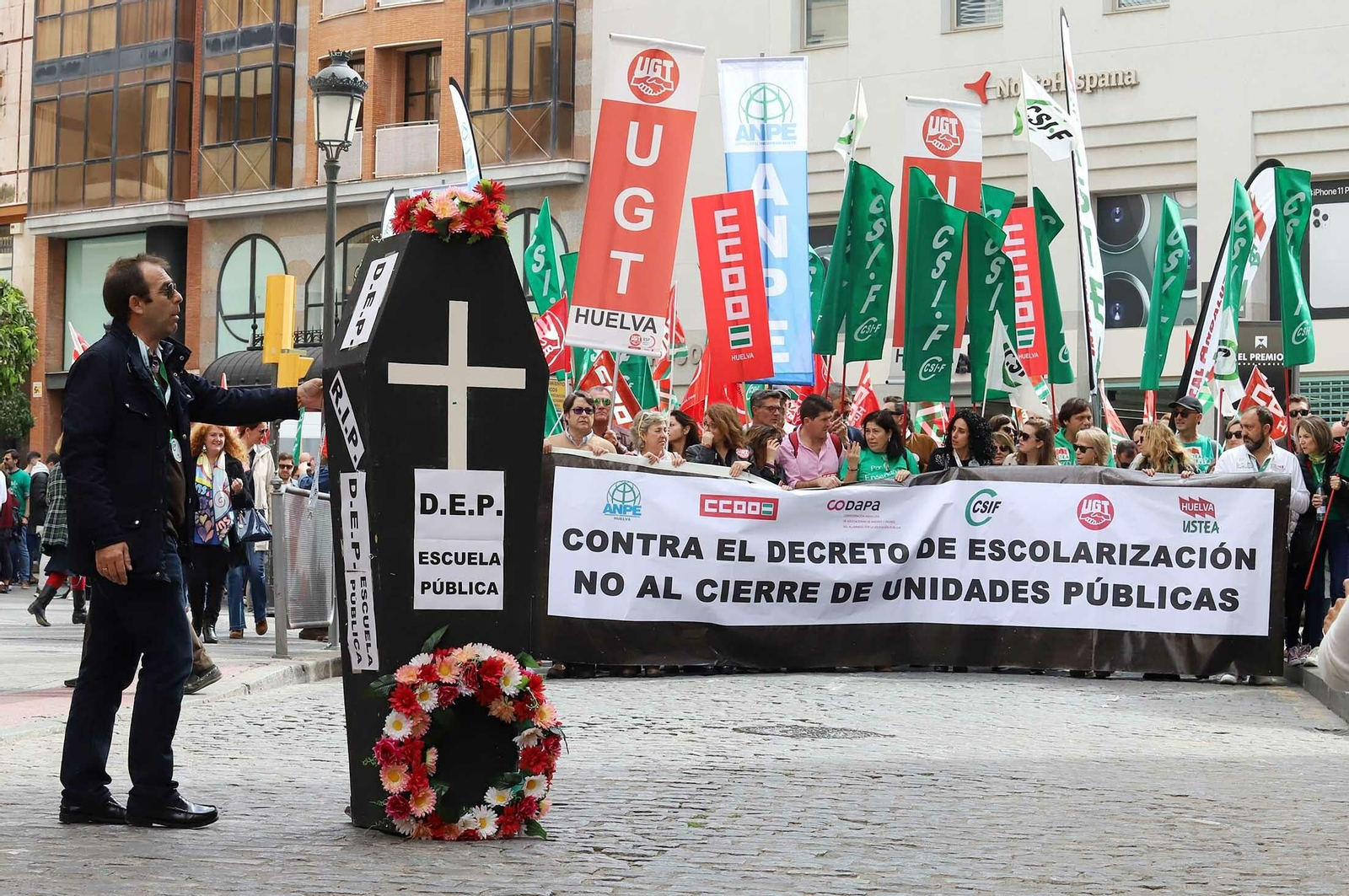 Imágenes de la manifestación en defensa de la educación pública
