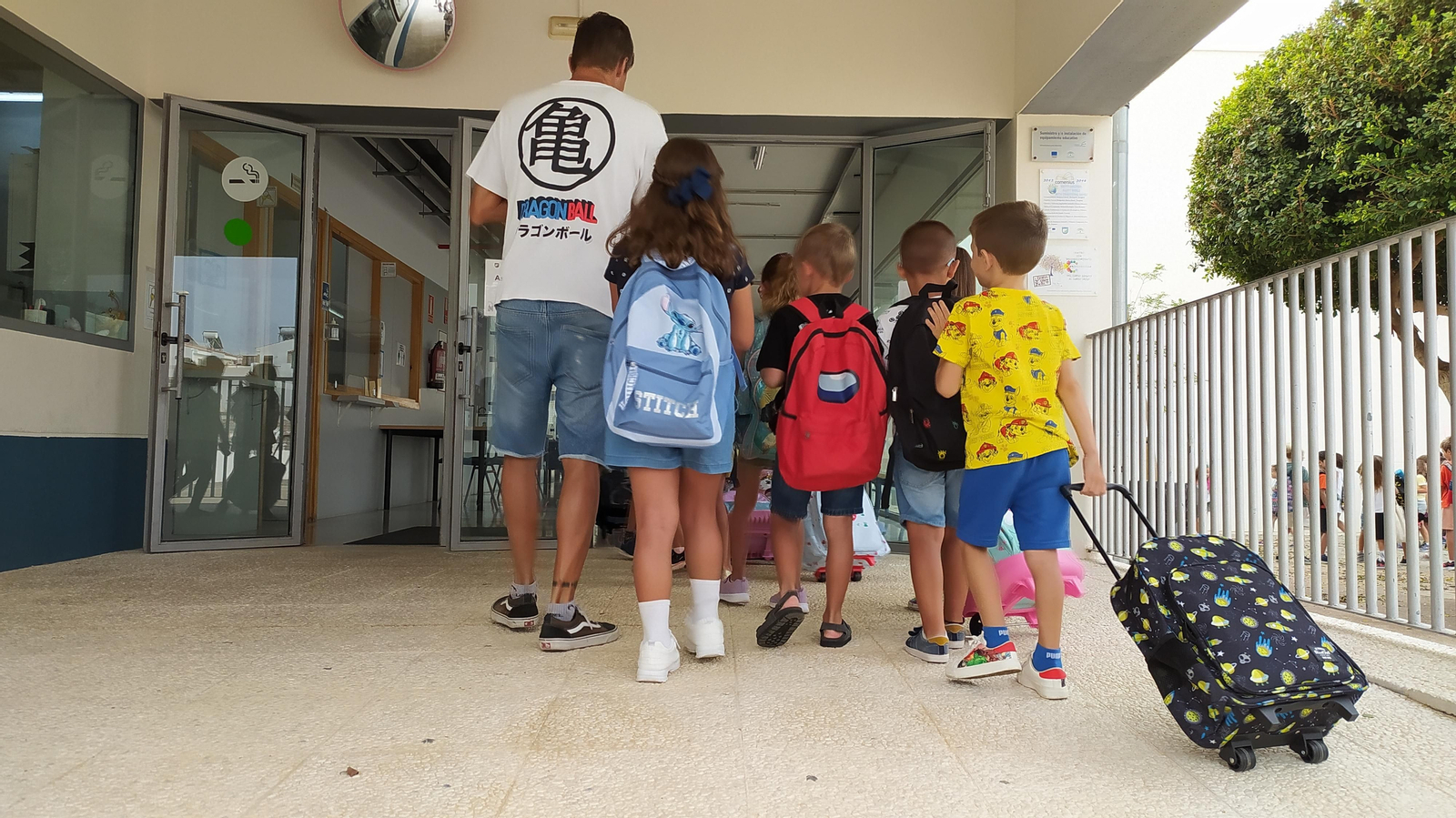 Las imágenes de la vuelta al cole en San Fernando