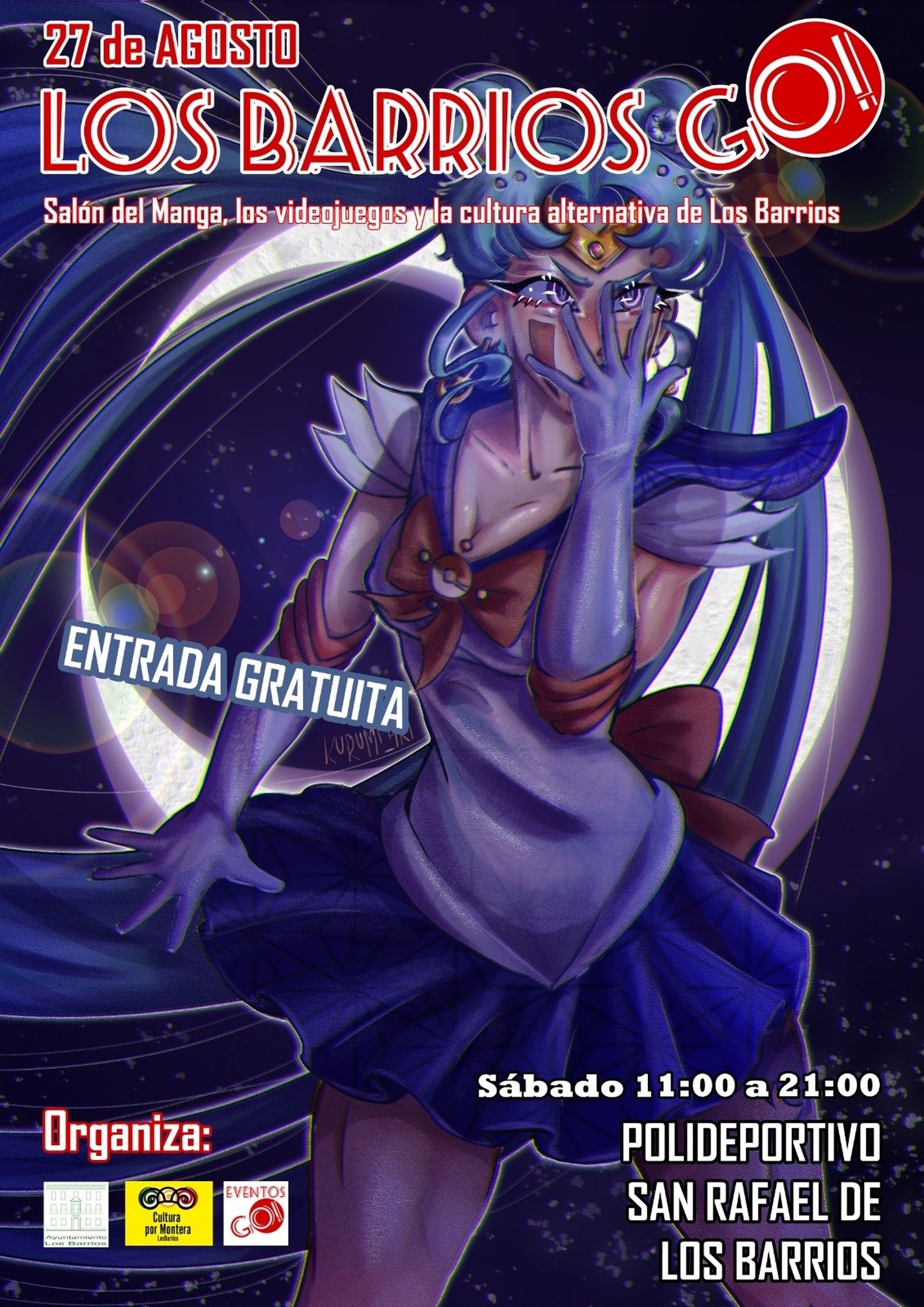 Cartel del II Salon de Manga de Los Barrios.