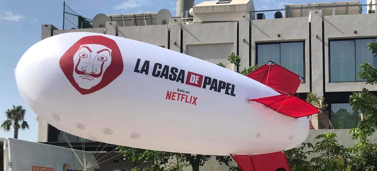 El globo aerostático de la serie de televisión