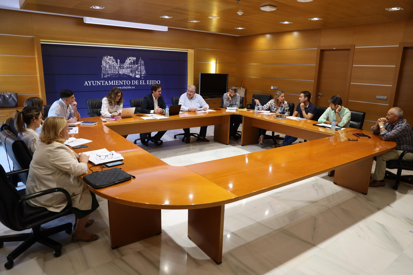 Junta de Gobierno Local de El Ejido en la que se ha aprobado la licitación del nuevo centro de día.