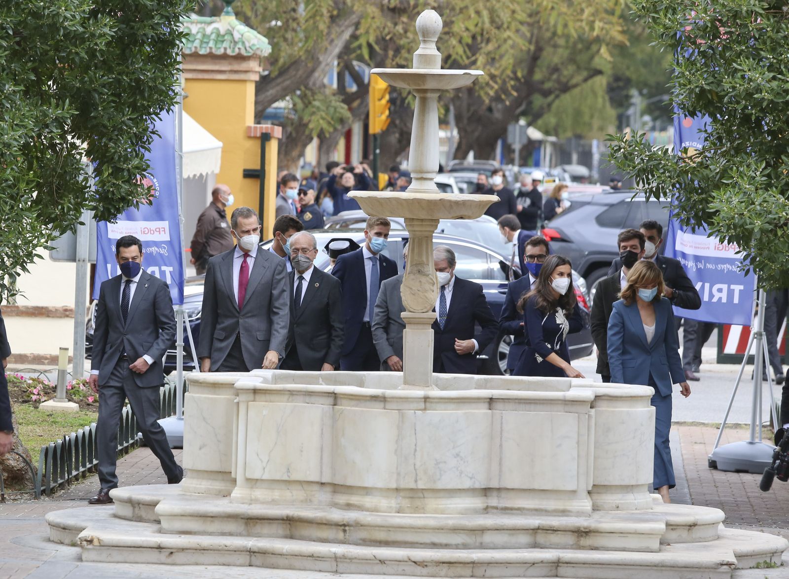 La visita de los Reyes a Málaga, en fotos