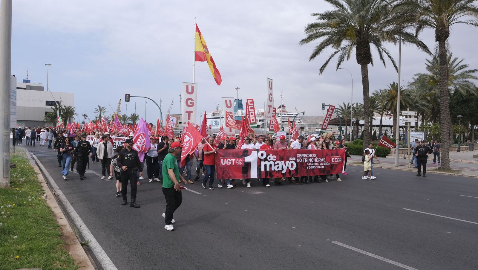 En defensa de los trabajadores: las imágenes de la manifestación del 1 ...