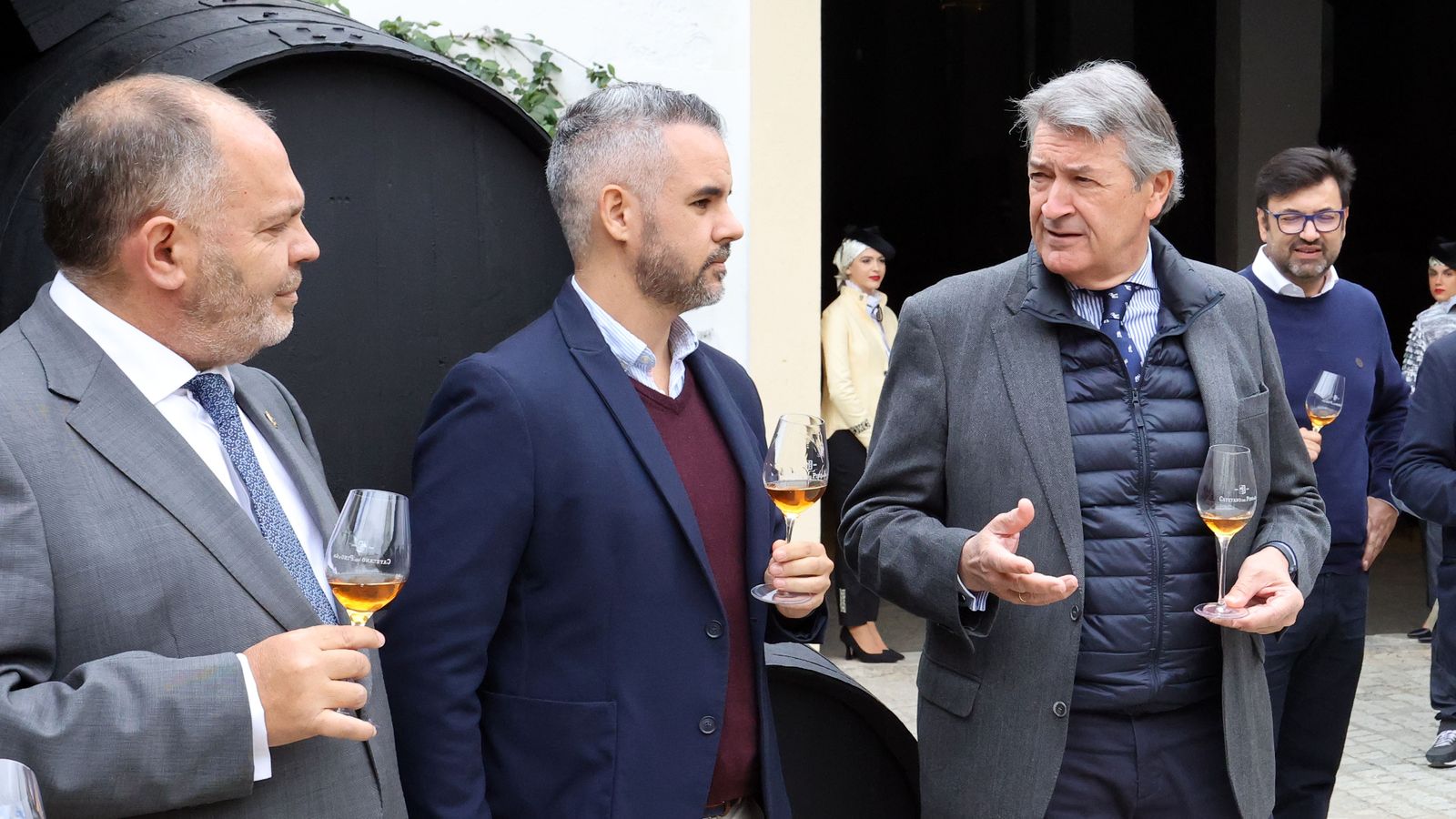 Presentación de los vinos VORS de Cayetano del Pino en Jerez