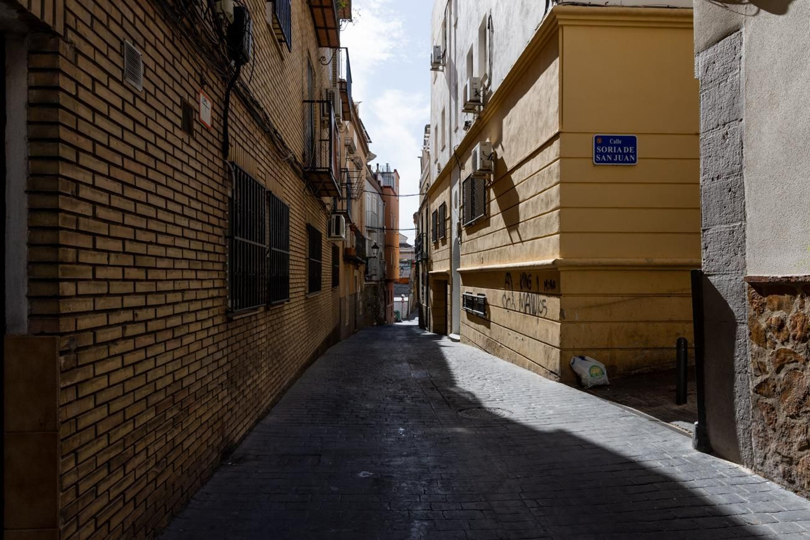 Así se encuentra el barrio de San Juan