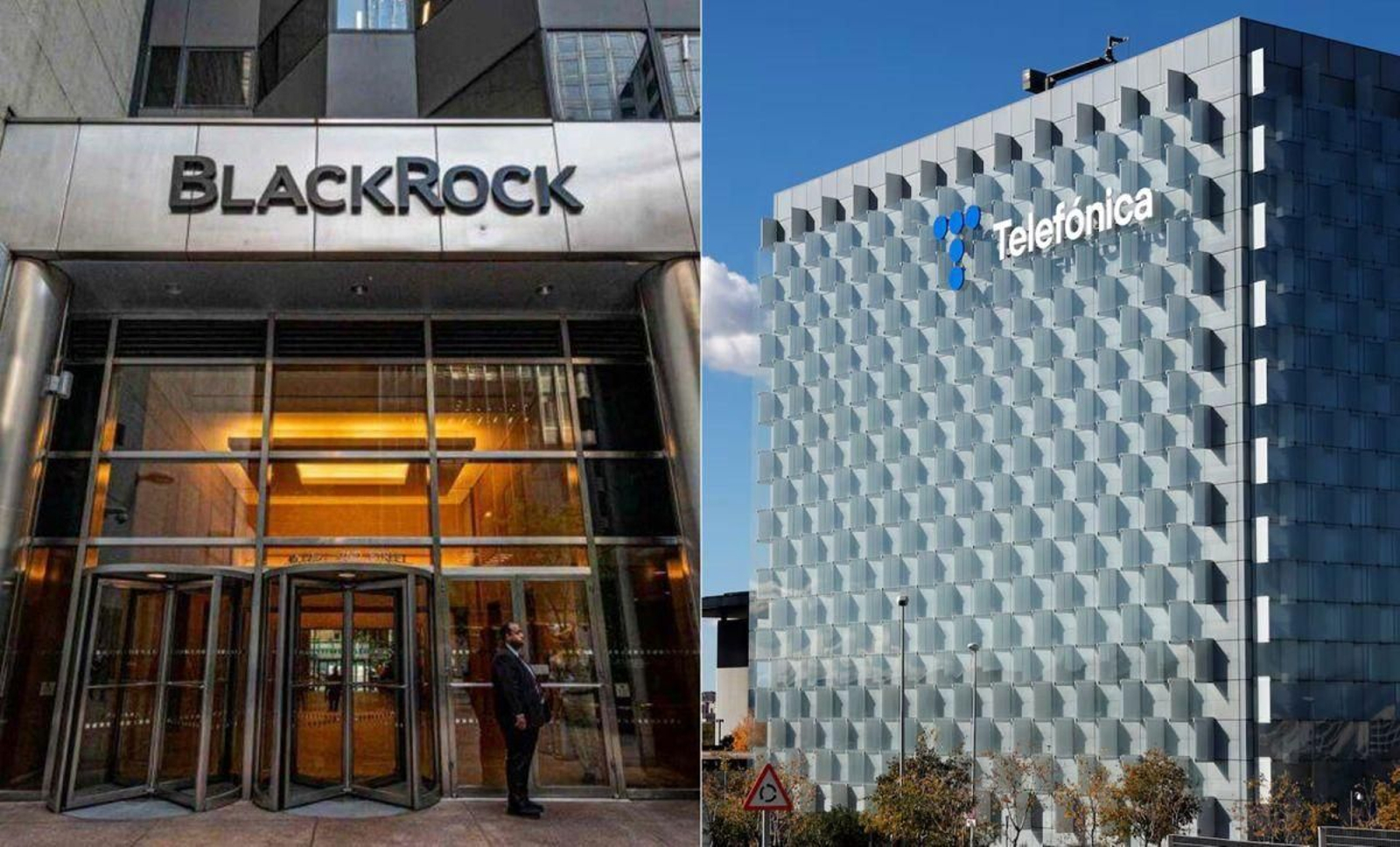 Sedes de BlackRock y de Telefónica.