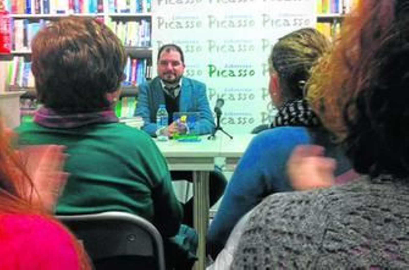 Manuel Moreno, durante la charla presentación.