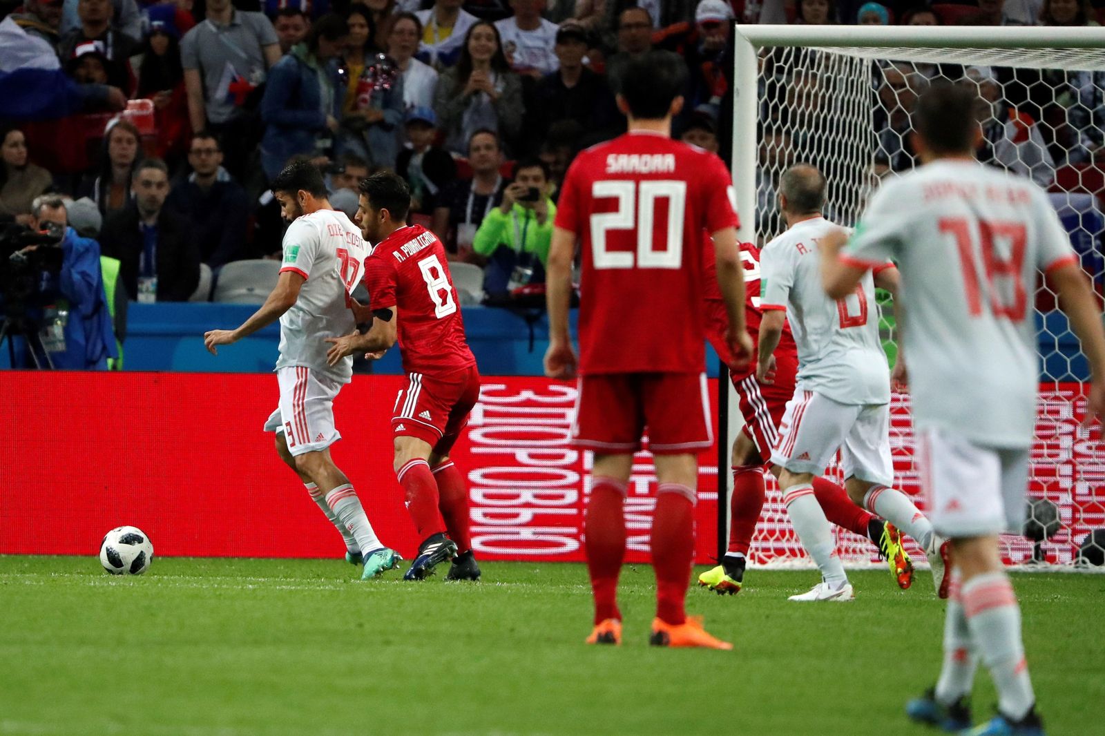 Las imágenes del Irán-España