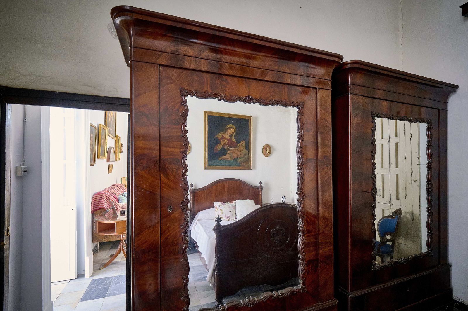 Interior de la finca en Antonio López 7.