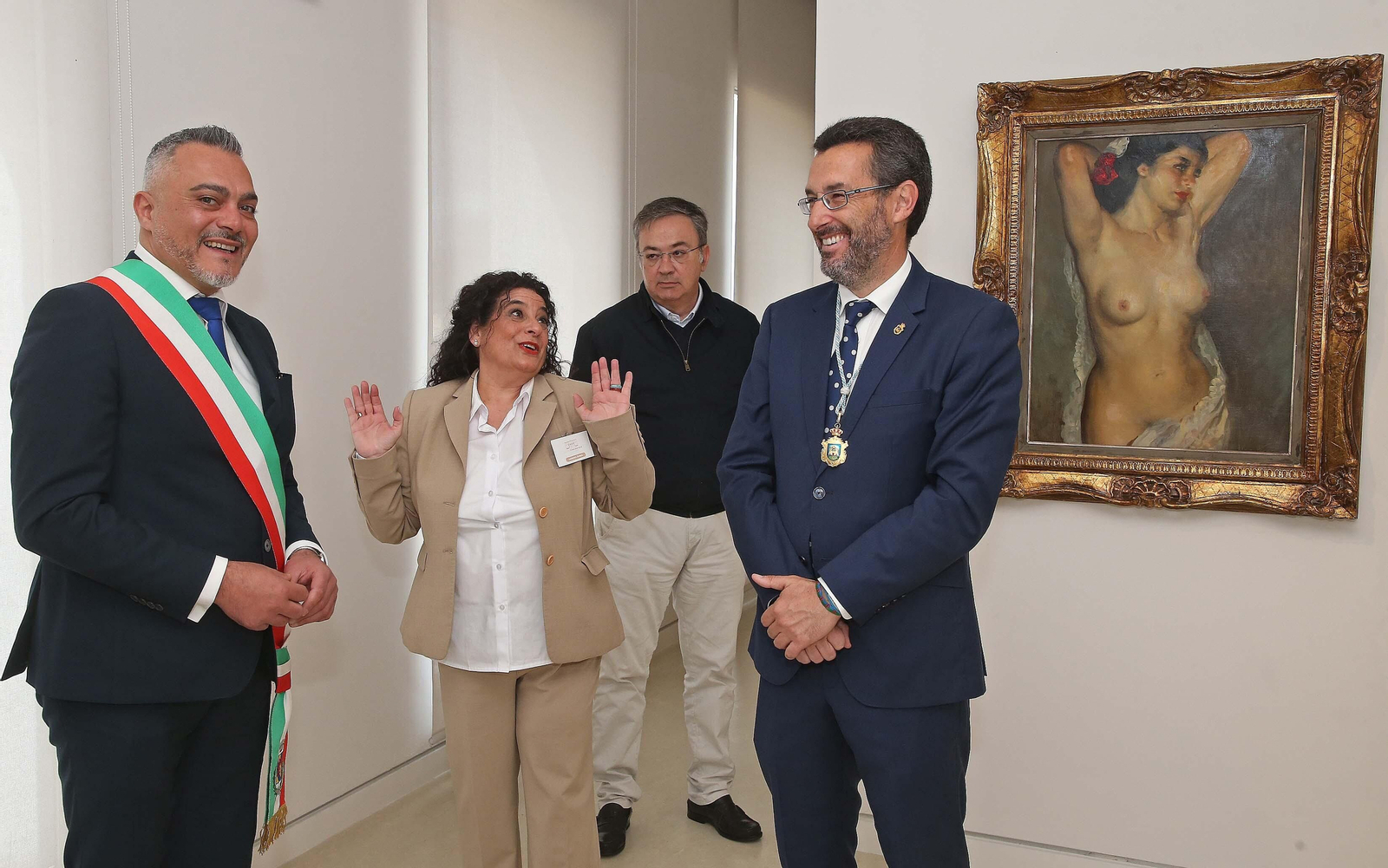 Fotos del acto de hermanamiento de La Línea con Buonabitacolo