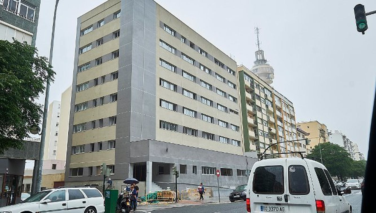 Imagen que presenta la Comisaría Provincial una vez retirados los andamios.