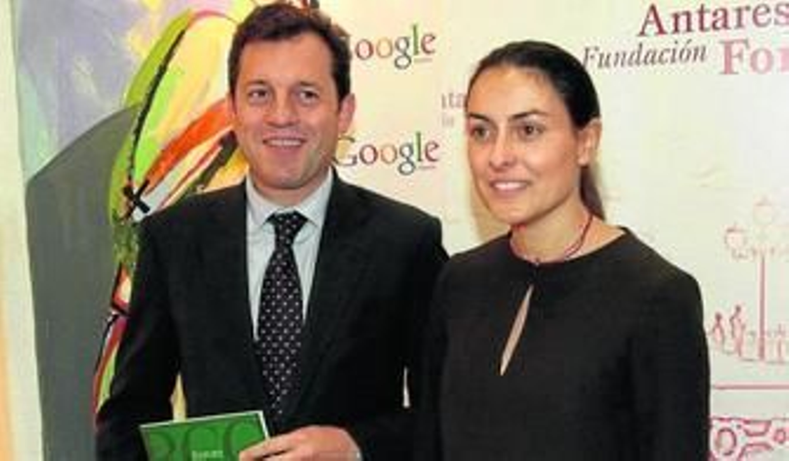 José Manuel Fernández-Bosch (Boston Consulting Group) y Bárbara Navarro (Google), ayer, en Antares.
