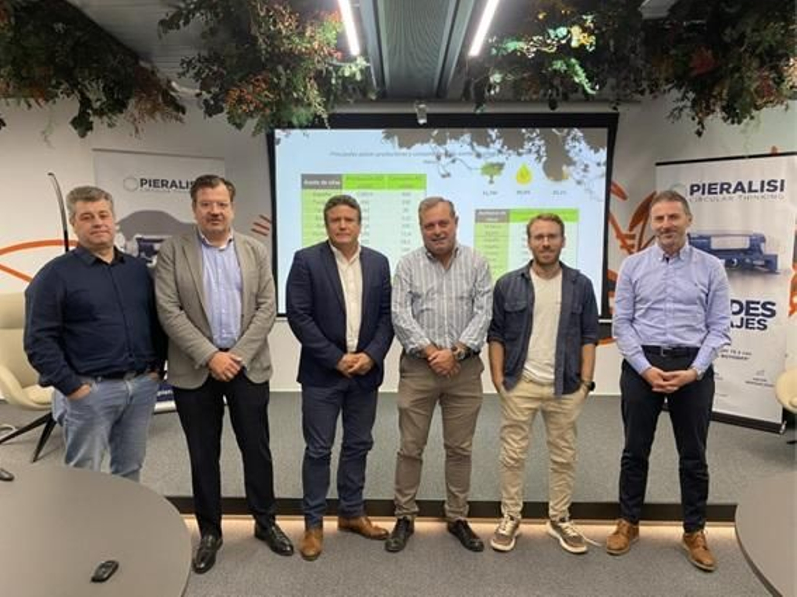 Representantes de Pieralisi España y Genia Bioenergy.