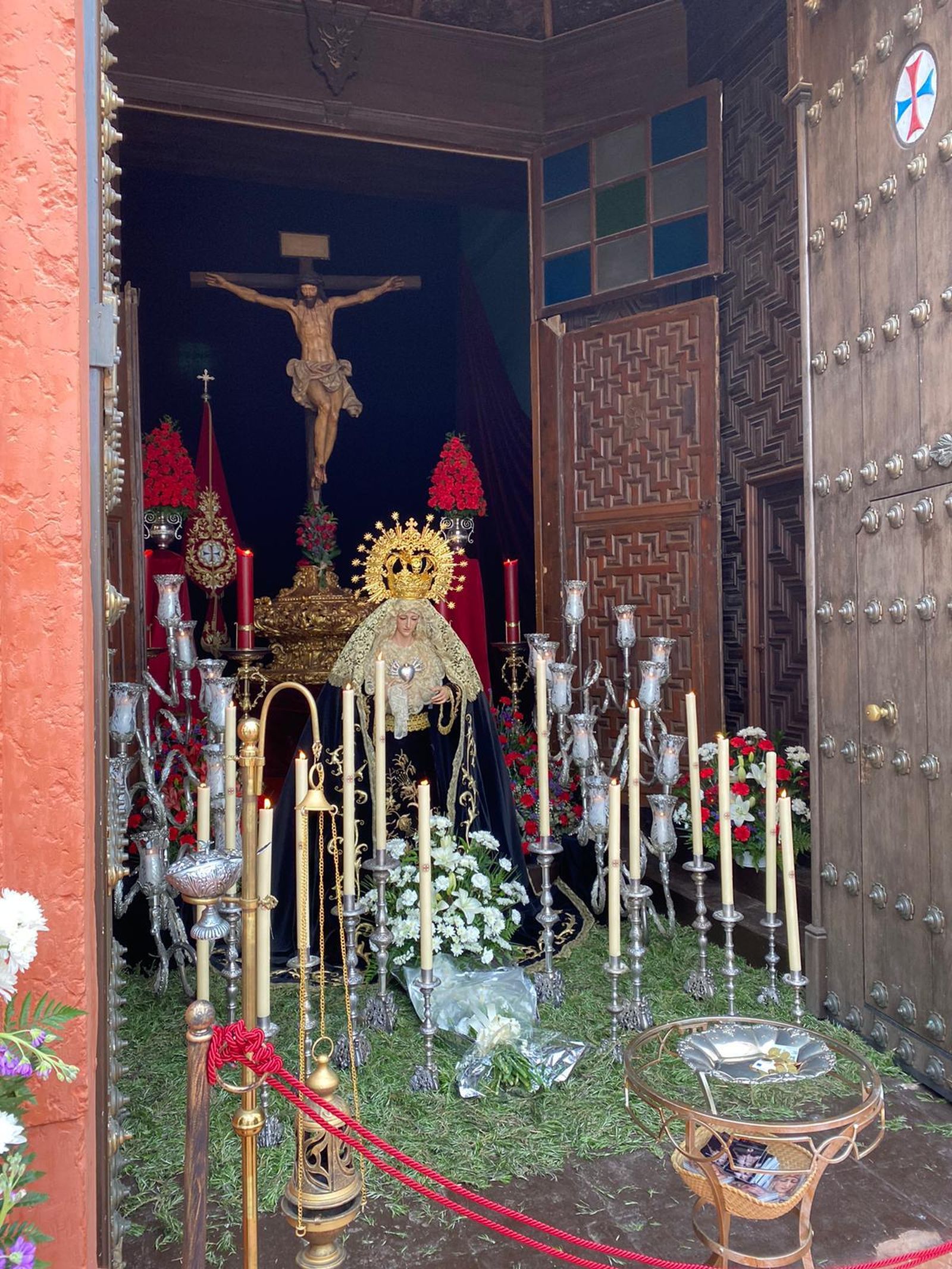 LA RAMBLA. Cristo de la Expiración y Virgen de los Dolores.