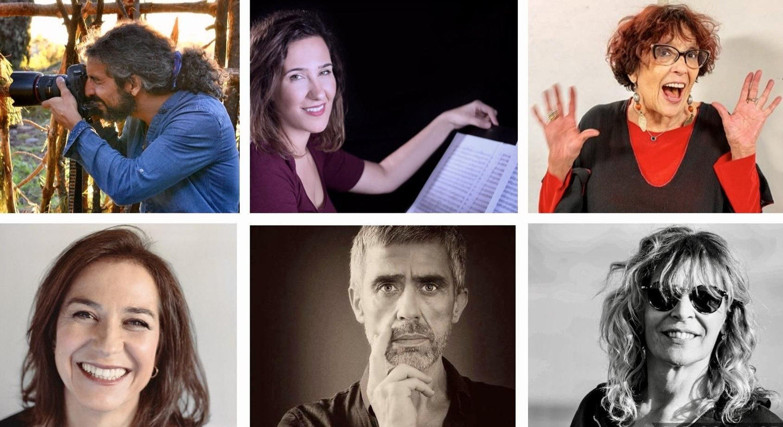 Algunos de los protagonistas de los talleres para 2022 de 'Huelva Ciudad Cultura'.