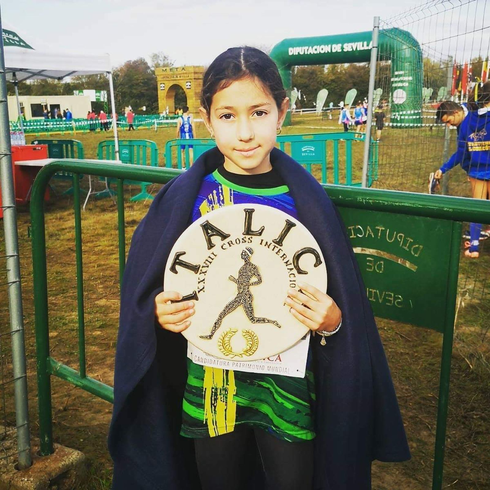 Claudia Ruiz Cortés conquistó el tercer puesto en la categoría sub 10 en Itálica.